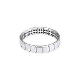 Pulsera Magnética Hombre Antiestrés plata