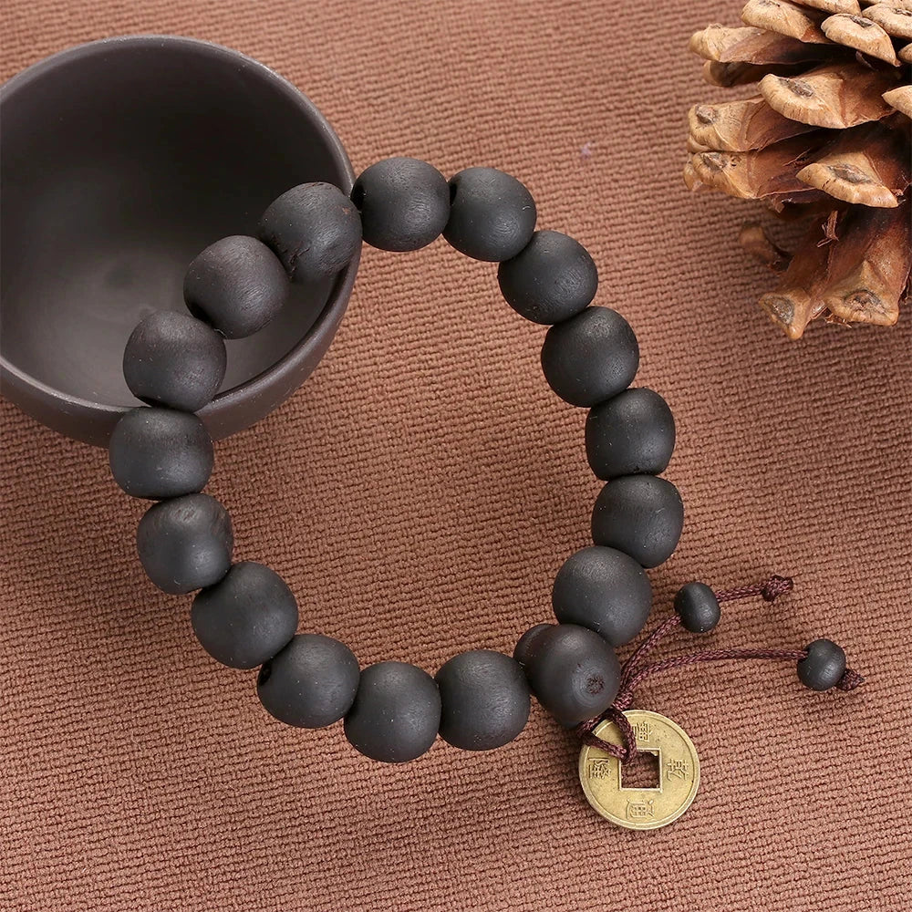 Pulsera Gourmette Budista en Piedras Negras