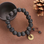 Pulsera Gourmette Budista en Piedras Negras