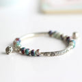 Pulsera Gourmette Budista Tibetana para Mujer