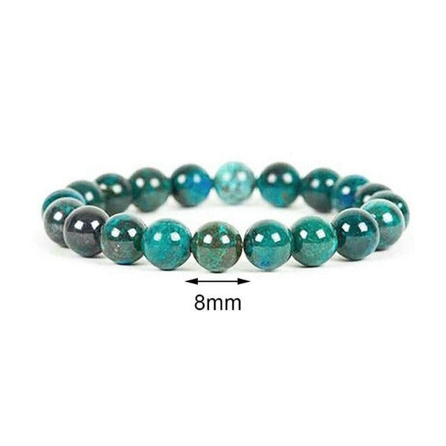 Pulsera Malaquita Piedra Natural