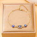Pulsera Ojo Turco Azul Mal de Ojo con Circonita