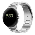 Correa para reloj de acero templado Smartwatch Google Pixel Watch 1 y 2 plata