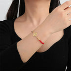 Pulsera Nudo de Bruja Mujer Cadena Protección Wicca 1