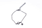 Pulsera Negra con Estrella