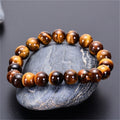 Pulsera Ojo de Tigre Gourmette Hombre Mujer Protección contra Energías Negativas, Relajación, Reducción del Estrés