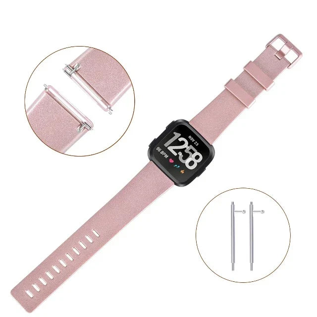Correas lentejuelas para Fitbit Versa 1 Versa 2