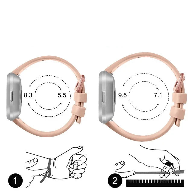 Correas lentejuelas para Fitbit Versa 1 Versa 2