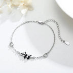 Pulsera Panda de Plata