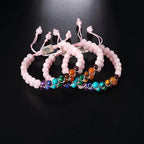 Pulsera Piedra 7 Chakras Rosa