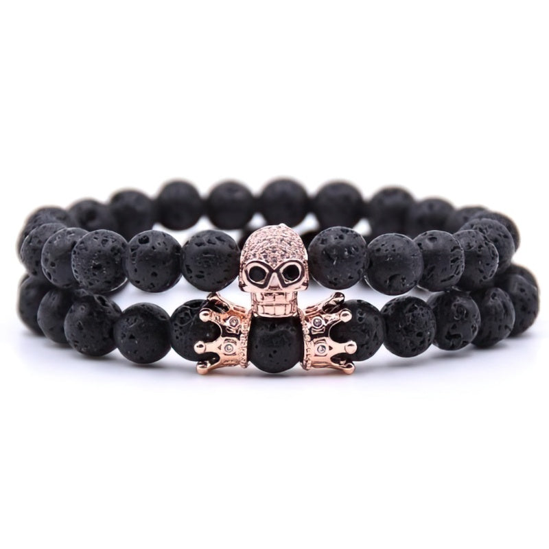 Pulsera Piedra Calavera