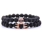 Pulsera Piedra Calavera