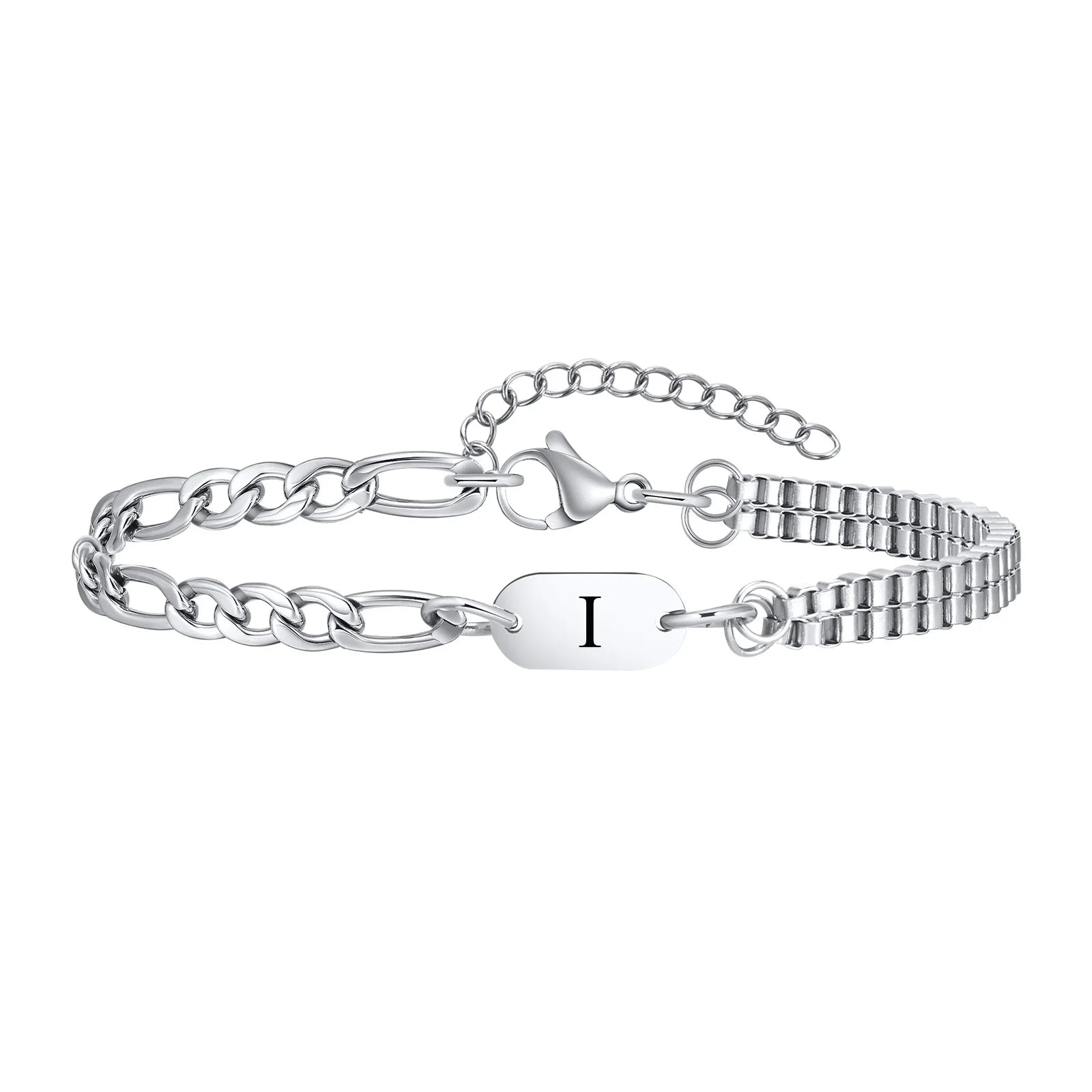Bracelet pour homme initiale - lettre