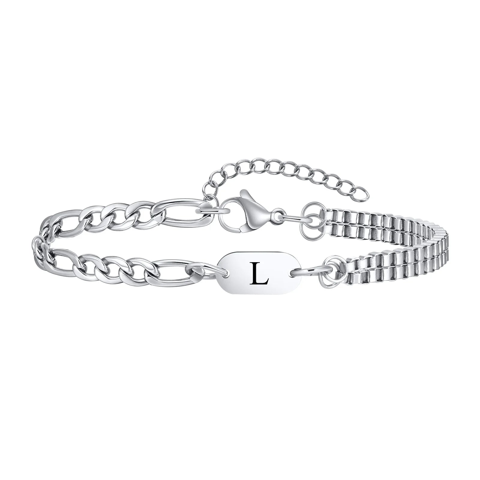 Bracelet pour homme initiale - lettre