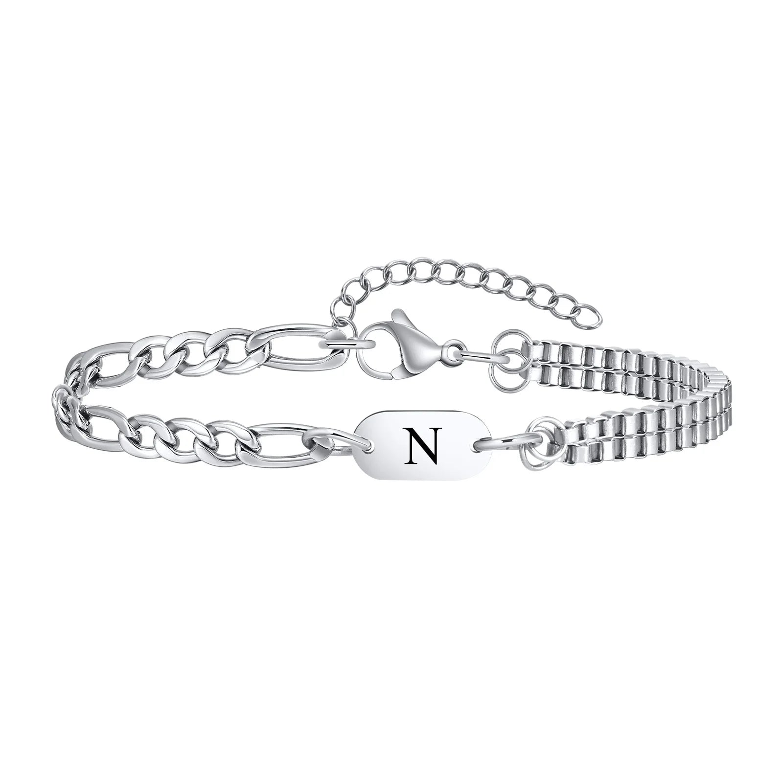 Bracelet pour homme initiale - lettre