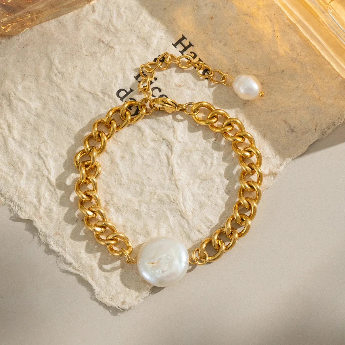 Pulsera Retro con Perla