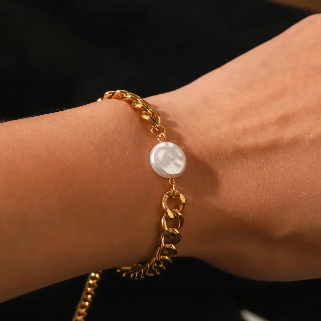 Pulsera Retro con Perla