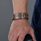 Pulsera Escandinava de Cuero para Hombre