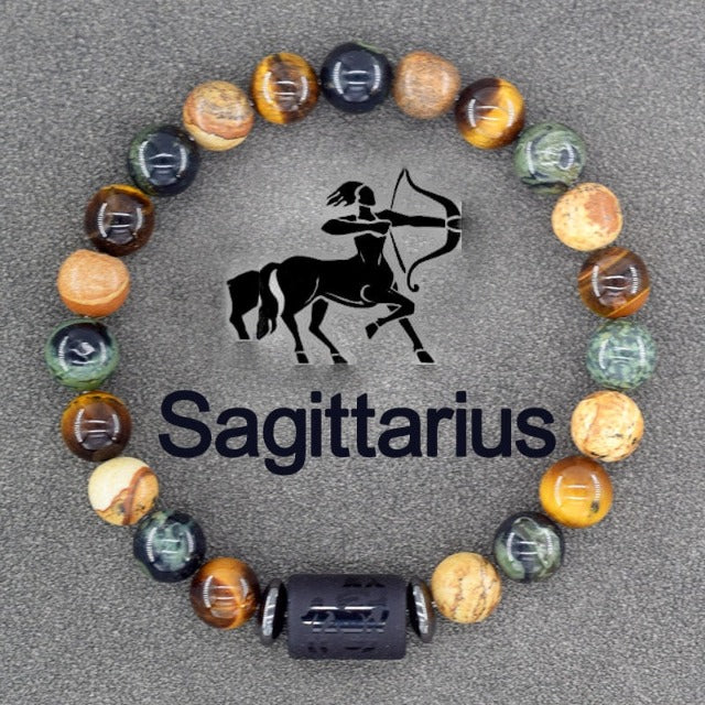 Pulsera Signo Del Zodiaco 12 Constelaciones sagitario