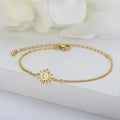 Pulsera Sol Mujer Esclava Astro oro