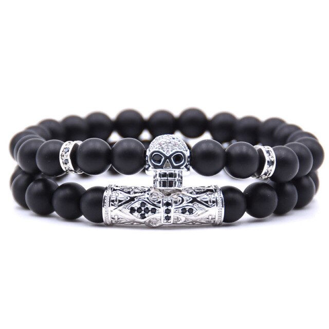 Pulsera Calavera Mujer plata