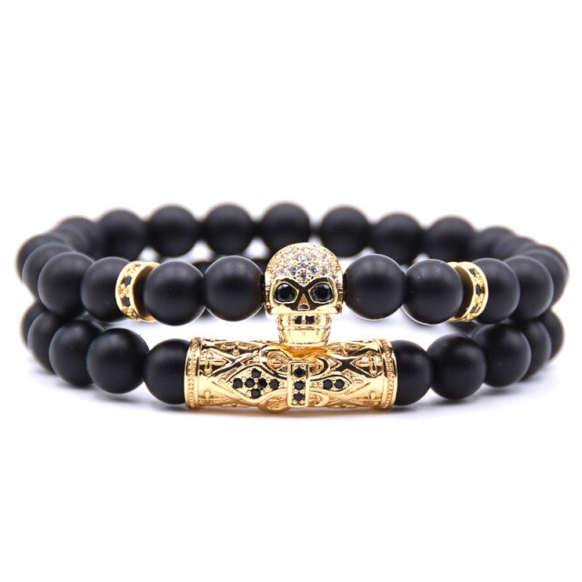 Pulsera Calavera Mujer oro