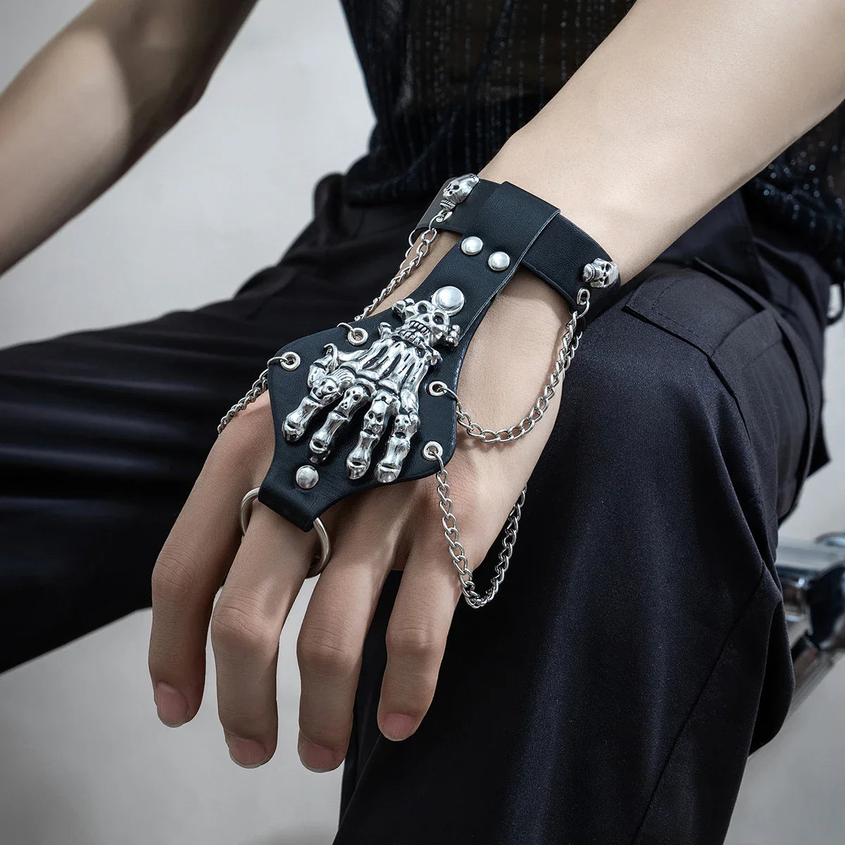Pulsera de Mano Esqueleto