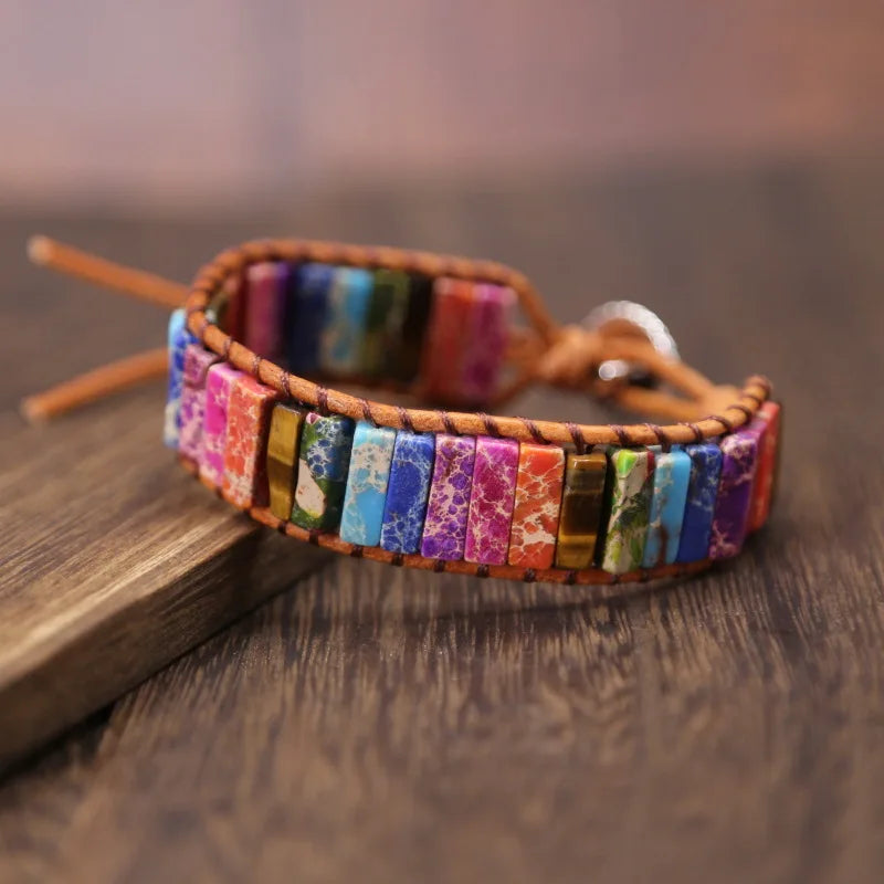 Pulsera Tibetana de Alineación de los 7 Chakras