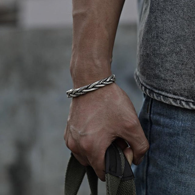 Pulsera Trenzada Hombre