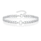 Bracelet torsadé initiale - lettre