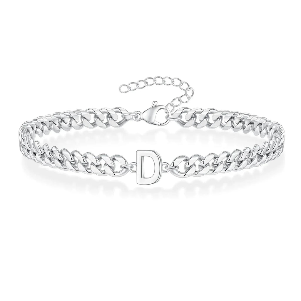 Bracelet torsadé initiale - lettre