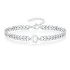 Bracelet torsadé initiale - lettre