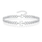 Bracelet torsadé initiale - lettre