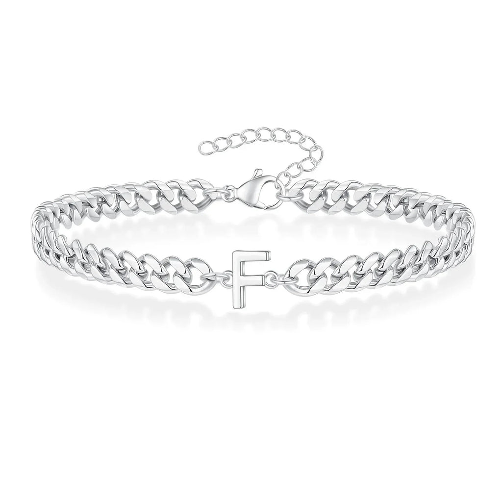 Bracelet torsadé initiale - lettre