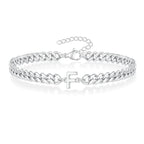 Bracelet torsadé initiale - lettre