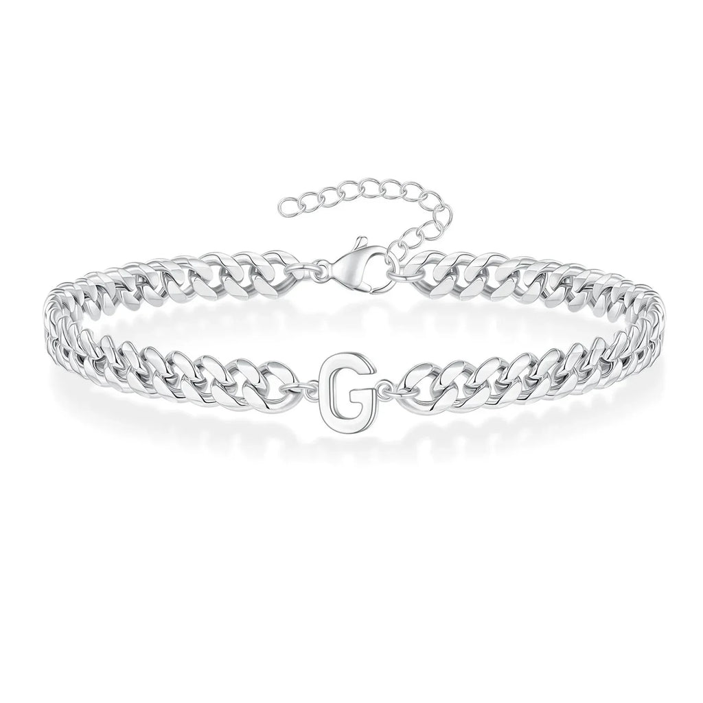 Bracelet torsadé initiale - lettre