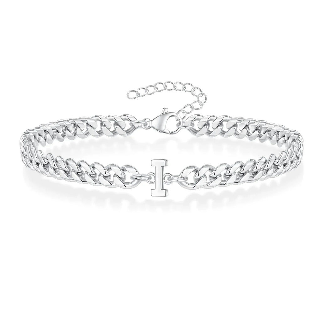 Bracelet torsadé initiale - lettre