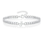 Bracelet torsadé initiale - lettre