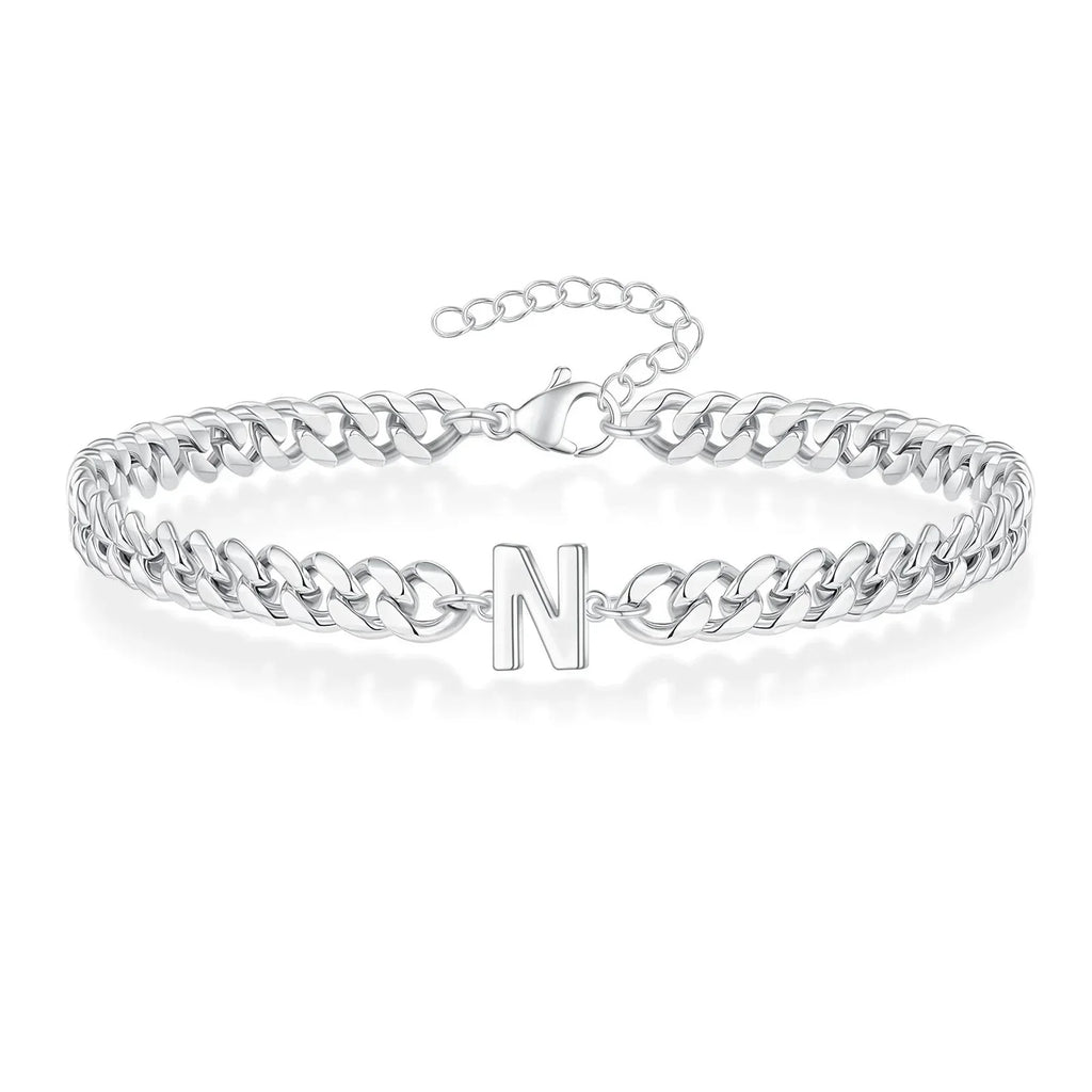 Bracelet torsadé initiale - lettre