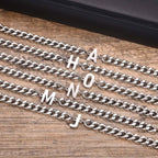 Bracelet torsadé initiale - lettre