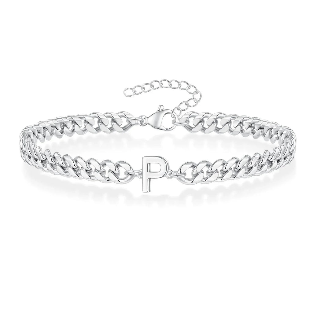 Bracelet torsadé initiale - lettre