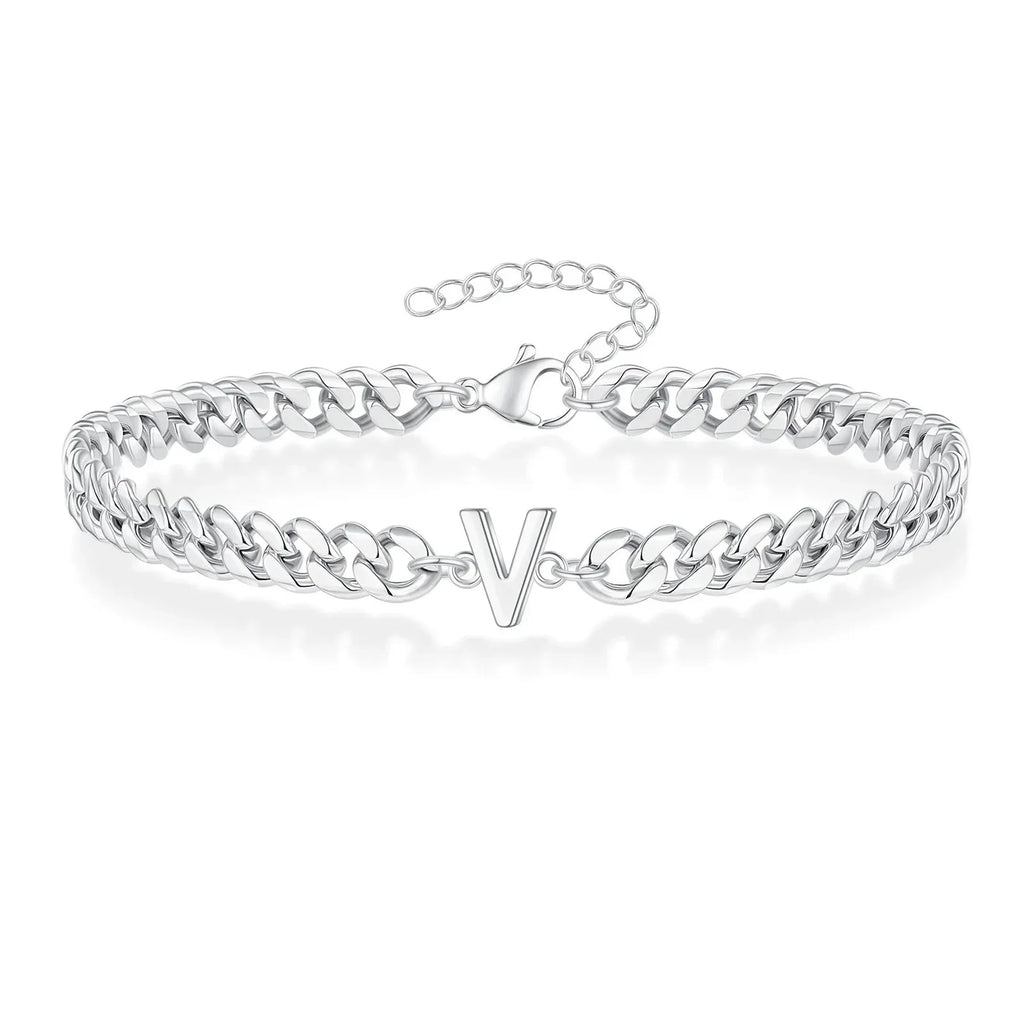 Bracelet torsadé initiale - lettre