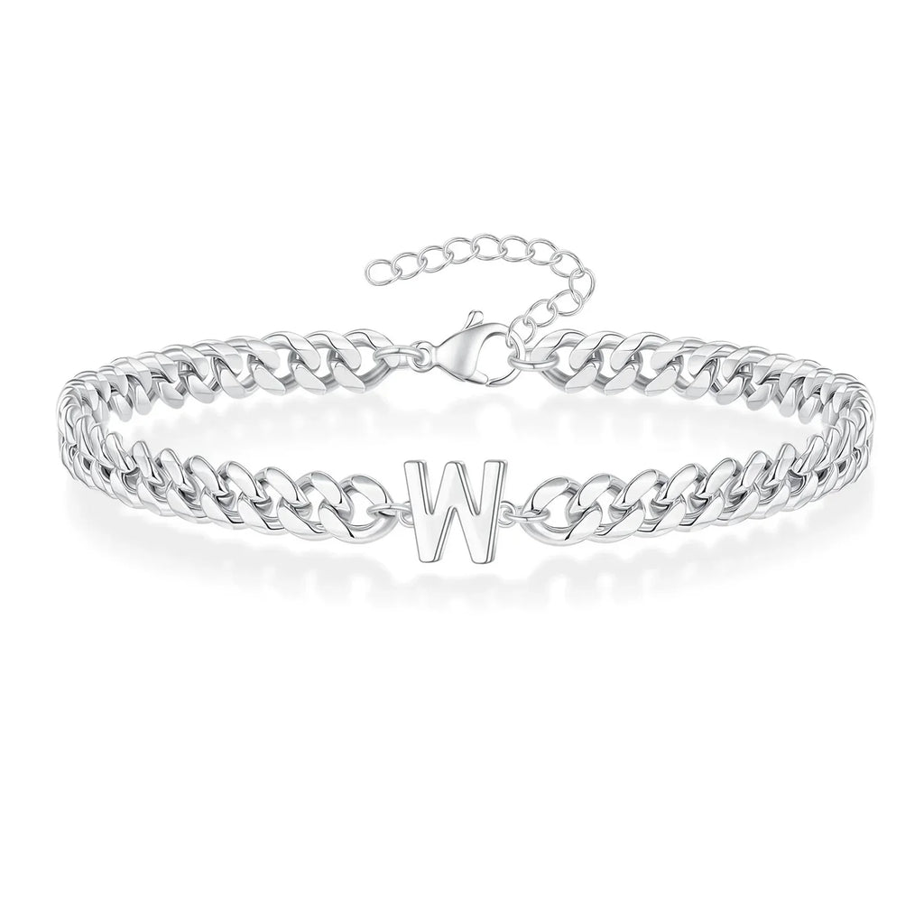 Bracelet torsadé initiale - lettre