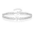 Bracelet torsadé initiale - lettre