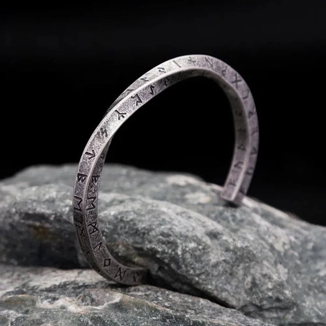 Pulsera Torcida Runas Vikingas