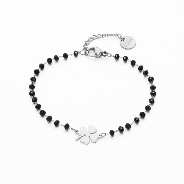 Pulsera Trébol de 4 Hojas de la Suerte