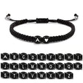 Bracelet tressé initiale - lettre