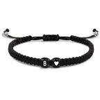 Bracelet tressé initiale - lettre