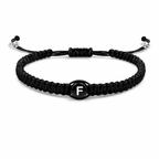 Bracelet tressé initiale - lettre