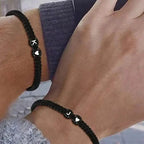 Bracelet tressé initiale - lettre